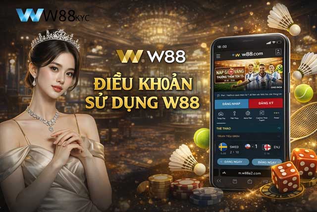 Bản điều khoản sử dụng chính thức tại hệ thống nhà cái W88 Studiofantasy